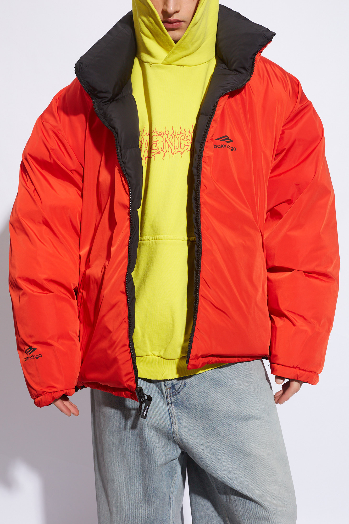 Balenciaga clearance jacket orange